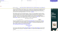 Desktop Screenshot of dailygrammar.com