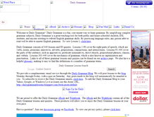 Tablet Screenshot of dailygrammar.com